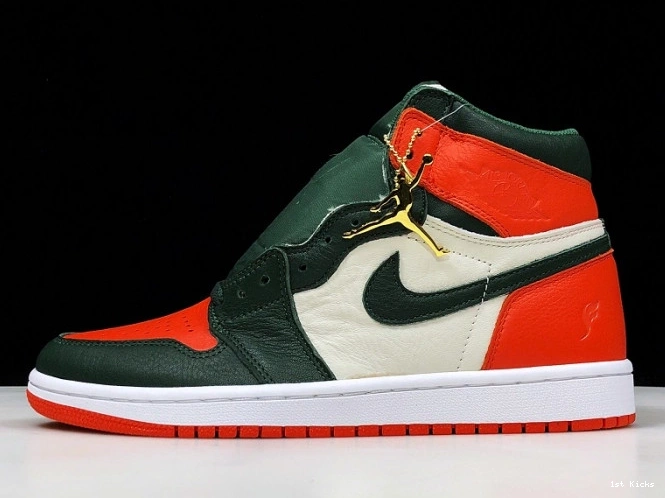 1st Kicks Shoes - High Scott x 100 Air 1 Travis CD4487 Retro Jordan OG 'Mocha' 0630